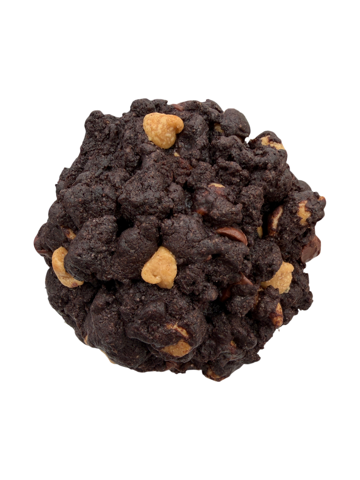 Chocolate Peanut Butter New York-style cookie with peanut butter filling by Big Sweet Tasty